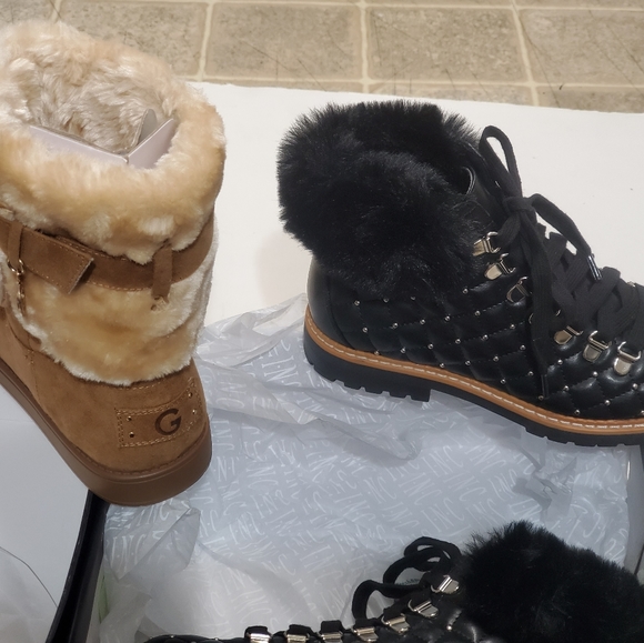 2 NWT AND ORIGINAL PACKAGE SIZE 5.5 WINTER BOOTIES fleece - Picture 9 of 10